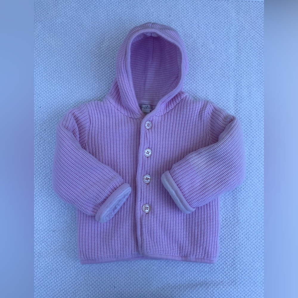 Kissy Kissy Knit 9M Pink Sweater